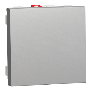 Schneider Electric NU320130, Unica, Alüminyum, Anahtar, 2 Modül