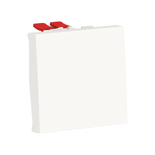 Schneider Electric NU320518, Unica, Beyaz, Permütatör Anahtar, 2 Modül