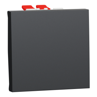 Schneider Electric NU320554, Unica, Antrasit, Permütatör Anahtar, 2 Modül