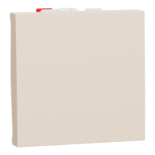 Schneider Electric NU320644, Unica, Krem, Liht Butonu, 2 Modül