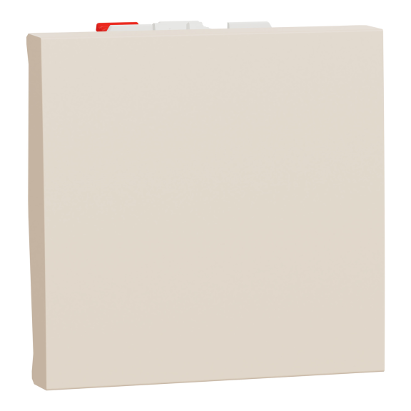 Schneider Electric NU320644, Unica, Krem, Liht Butonu, 2 Modül