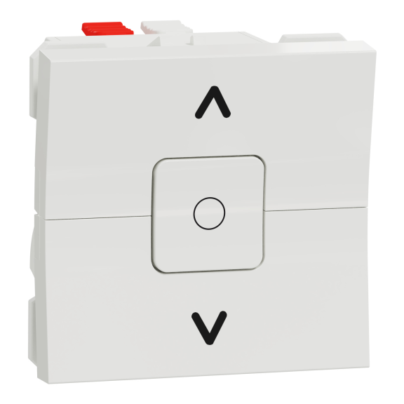 Schneider Electric NU320818, Unica, Beyaz, Jaluzi Kumanda Anahtarı, 6 Amper, 2 Modül