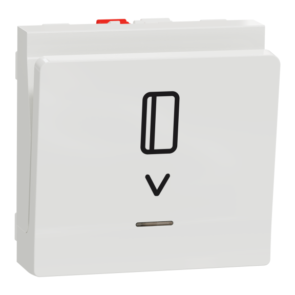 Schneider Electric NU328318, Unica, Beyaz, Energy Saver, Mekanik, 2 Modül