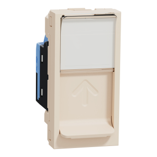 Schneider Electric NU341444, Unica, Krem, Data İnternet Prizi, RJ45, CAT 6-UTP, 1 Modül