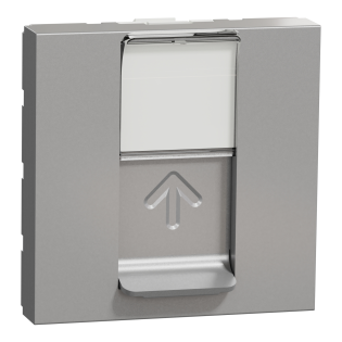 Schneider Electric NU341530, Unica, Alüminyum, Data İnternet Prizi, RJ45, CAT 6-UTP, 2 Modül