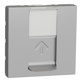 Schneider Electric NU344930, Unica, Alüminyum, Data İnternet Prizi, RJ45, CAT 6a-FTP, 2 Modül