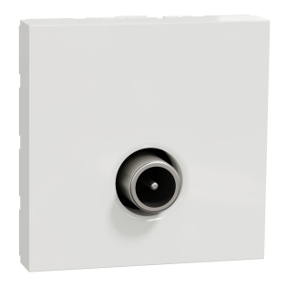 Schneider Electric NU346218, Unica, Beyaz, TV Prizi, Erkek, 2 Modül