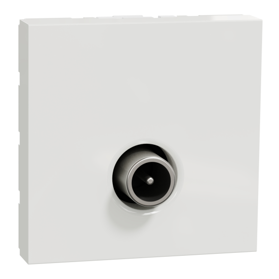 Schneider Electric NU346218, Unica, Beyaz, TV Prizi, Erkek, 2 Modül