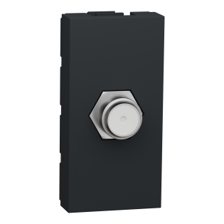 Schneider Electric NU346854, Unica, Antrasit, TV Prizi, F Tipi, 1 Modül