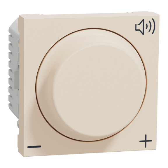 Schneider Electric NU360244, Unica, Krem, Ses Potansiyometresi, 2 Modül