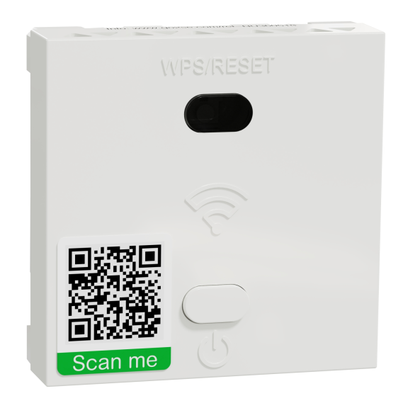 Schneider Electric NU360518, Unica, Beyaz, Wifi Güçlendirici, 300 Mbps, 2 Modül