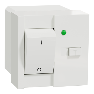 Schneider Electric NU361218, Unica, Beyaz, Kaçak Akım Rölesi Anahtarı, 16 Amper, 2 Modül