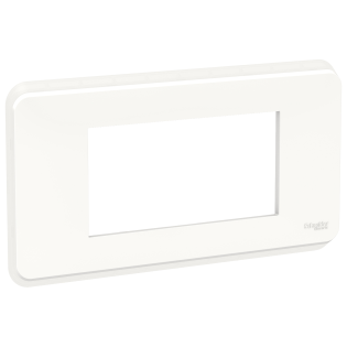 Schneider Electric NU411418, Unica Pro, Beyaz, Çerçeve, 4 Modül