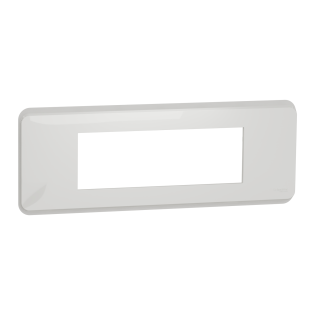 Schneider Electric NU411618, Unica Pro, Beyaz, Çerçeve, 6 Modül