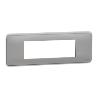 Schneider Electric NU411630, Unica Pro, Alüminyum, Çerçeve, 6 Modül