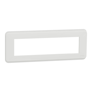 Schneider Electric NU411818, Unica Pro, Beyaz, Çerçeve, 8 Modül