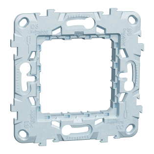 Schneider Electric NU7002, Unica, Zamak Montaj Plakası, Tekli, Tırnaksız