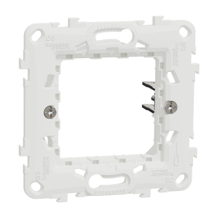 Schneider Electric NU7002PG, Unica, Plastik Montaj Plakası, Tekli, Tırnaklı