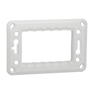 Schneider Electric NU7103P, Unica, Plastik Montaj Plakası, 3 Modül