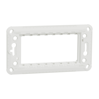 Schneider Electric NU7104P, Unica, Plastik Montaj Plakası, 4 Modül