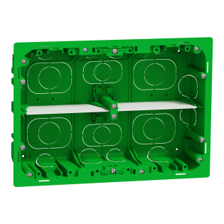Schneider Electric NU8718, Unica System Plus, 2x8 Modül Sıva Altı Yatay Montaj Kasası