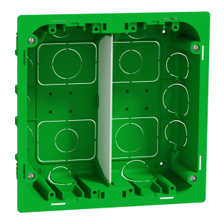 Schneider Electric NU8724, Unica System Plus, 2x4 Modül Sıva Altı Dikey Montaj Kasası