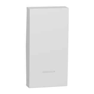 Schneider Electric NU910018N, Unica, Beyaz, Işıklı Anahtar için Tuş Kapağı, 1 Modül