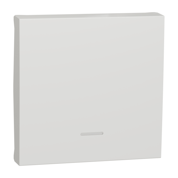 Schneider Electric NU920018N, Unica, Beyaz, Işıklı Anahtar için Tuş Kapağı, 2 Modül