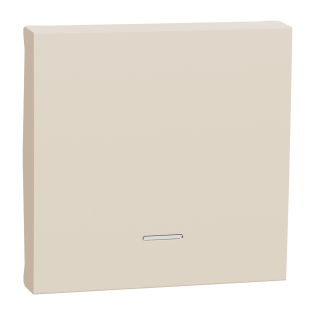 Schneider Electric NU920044N, Unica, Krem, Işıklı Anahtar için Tuş Kapağı, 2 Modül