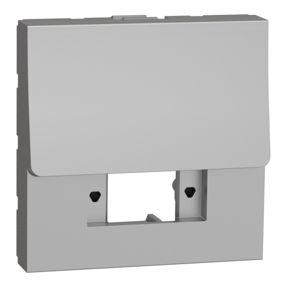 Schneider Electric NU943930, Unica, Alüminyum, Boş Fiberoptik İnternet Prizi Kapağı, SC/SC APC Duplex, 2 Modül