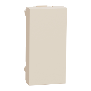 Schneider Electric NU986544, Unica, Krem, Kör Kapak, 1 Modül