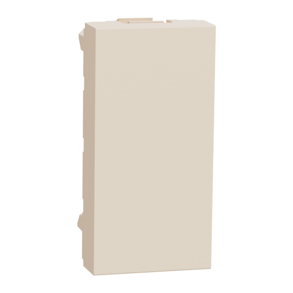 Schneider Electric NU986544, Unica, Krem, Kör Kapak, 1 Modül