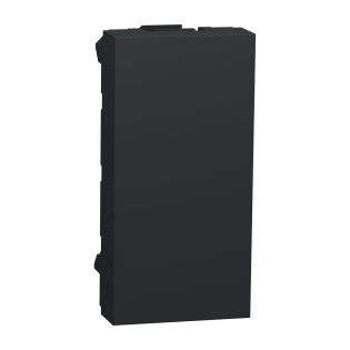 Schneider Electric NU986554, Unica, Antrasit, Kör Kapak, 1 Modül