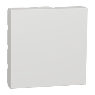 Schneider Electric NU986618, Unica, Beyaz, Kör Kapak, 2 Modül