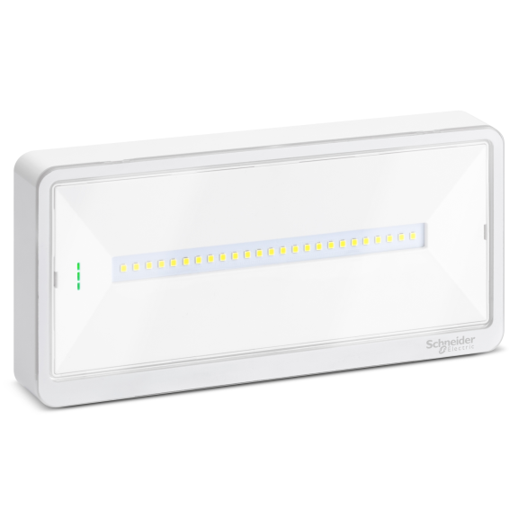 Schneider Electric OVA44010, Exiway Light, Acil Aydınlatma Armatürü, Süreksiz 50-70-90-110lm Seçenekli, IP42