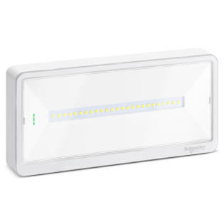 Schneider Electric OVA44012, Exiway Light, Acil Aydınlatma Armatürü, Süreksiz 120-150-200-250lm Seçenekli, IP42