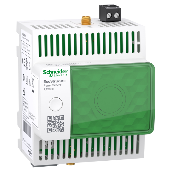 Schneider Electric PAS800, EcoStruxure, Panel Server Gelişmiş Veri Kaydedici, 110-277 Volt AC/DC