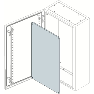 ABB PF4060, SR2 Serisi, Duvar Tipi Monoblok Panolar için Montaj Plakası(Taban Sacı), 400Yx600G mm