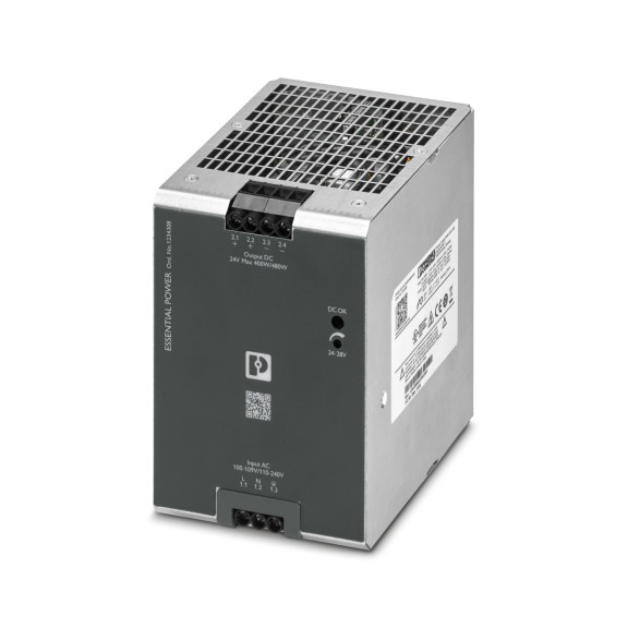 Phoenix Contact 1234308, Essential Power, PS-EE-2G, 20 Amper, 480W, 24 Volt DC, Güç Kaynağı
