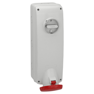 Schneider Electric PKB63P534, Pratika, 4x63 Amper, 3P+T, Duvar Prizi, Anahtarlı, IP44
