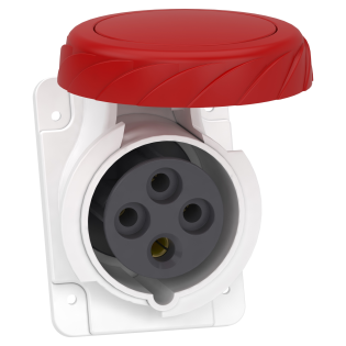 Schneider Electric PKF16F734, Pratika, 4x16 Amper, 3P+T, Eğik Makine Prizi, Vida Bağlantılı, IP67