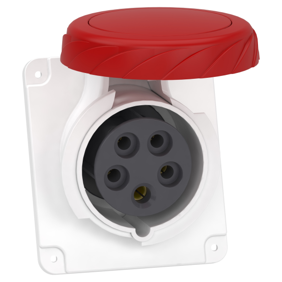 Schneider Electric PKF16F735, Pratika, 5x16 Amper, 3P+N+T, Eğik Makine Prizi, Vida Bağlantılı, IP67