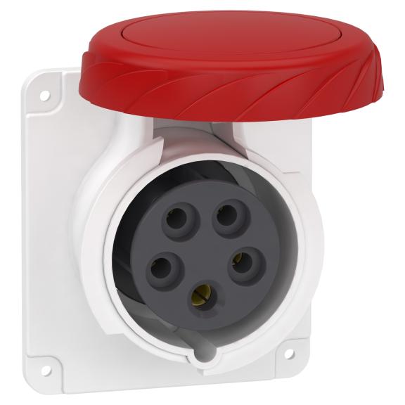 Schneider Electric PKF16G735, Pratika, 5x16 Amper, 3P+N+T, Düz Makine Prizi, Vida Bağlantılı, IP67