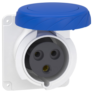 Schneider Electric PKF32G723, Pratika, 3x32 Amper, 2P+T, Düz Makine Prizi, Vida Bağlantılı, IP67