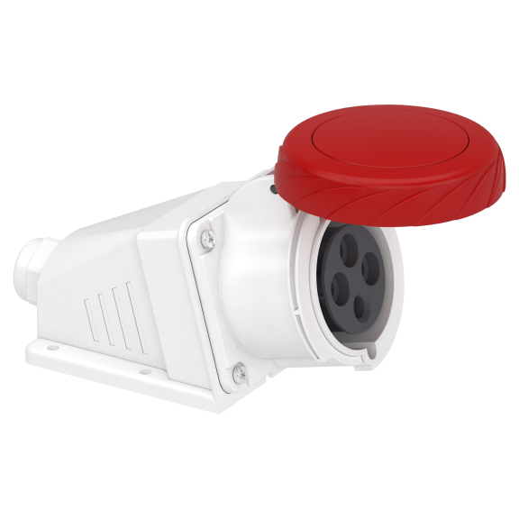 Schneider Electric PKF32W734, Pratika, 4x32 Amper, 3P+T, Duvar Prizi, Vida Bağlantılı, IP67