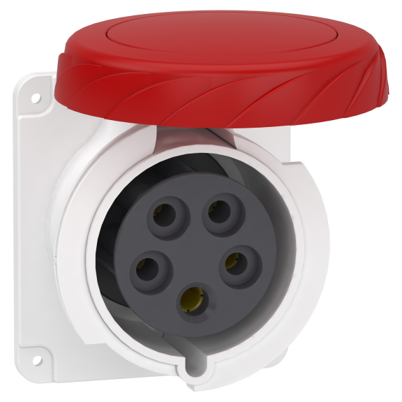 Schneider Electric PKY32G735, Pratika, 5x32 Amper, 3P+N+T, Duvar Prizi, Hızlı Bağlantılı, IP67