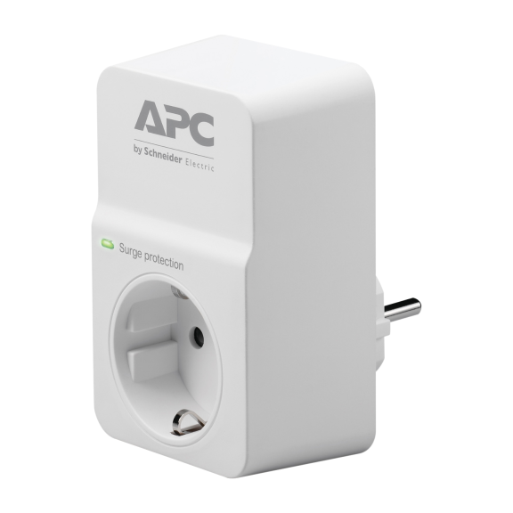 APC by Schneider Electric PM1W-GR, Tekli Akım Korumalı Priz, 918 Joule, Beyaz