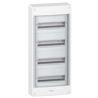 Schneider Electric PRA20413, Pragma, 52 Modül, 4 Sıralı, Kapaksız, Halojen Free, Sıvaüstü Dağıtım Kutusu