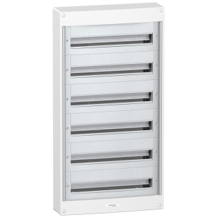 Schneider Electric PRA20624, Pragma, 144 Modül, 6 Sıralı, Kapaksız, Halojen Free, Sıvaüstü Dağıtım Kutusu
