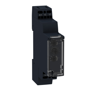 Schneider Electric RE17RMEMU, Harmony RE17, Çok Fonksiyonlu, 1sn-10s, Zaman Rölesi, 1 K/A Röle Çıkışlı, 24 Volt DC veya 24-240 Volt AC